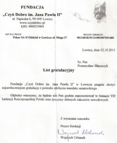 Fundacja "Czyń Dobro" Łowicz 